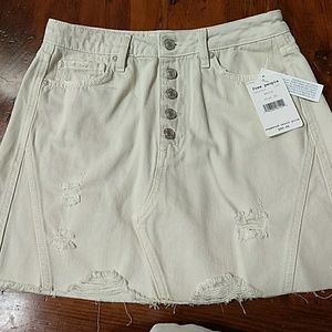 Free People Denim Skirt